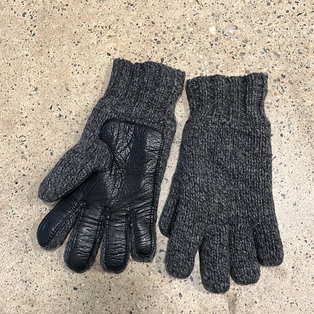 LL bean mens ragg wool gloves